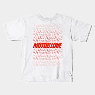 biker love Kids T-Shirt